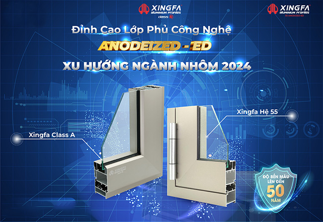 Cửa nhôm Xingfa Class A – Chuẩn quốc tế cho mọi công trình