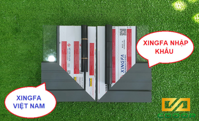 Nhôm Xingfa Việt và Xingfa nhập khẩu chính hãng