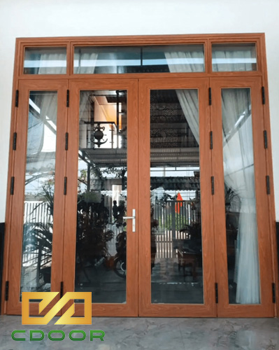 Cửa nhôm giả gỗ BossWindow