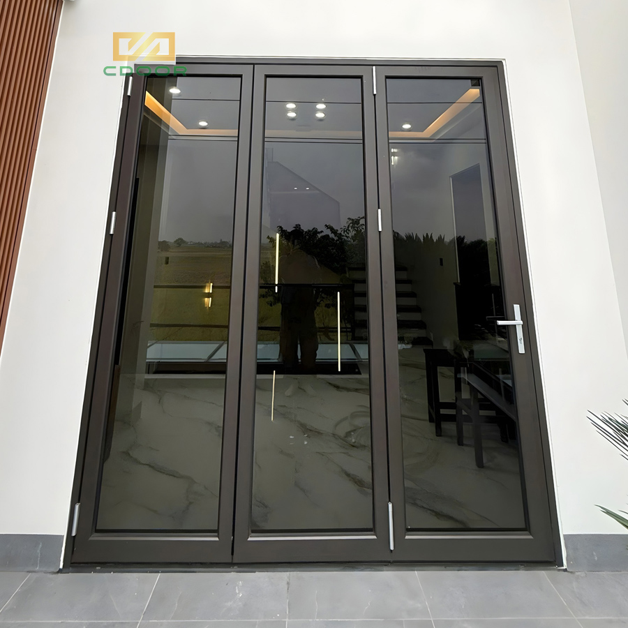 Cửa nhôm Maxpro hệ xếp trượt 3 cánh