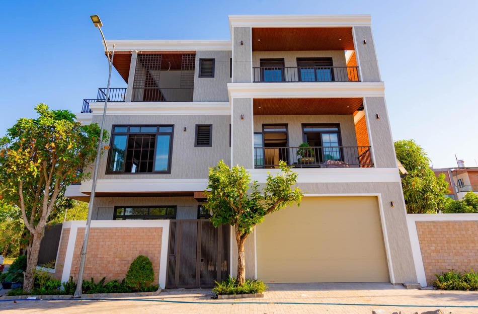 Công trình biệt thự phố sử dụng cửa nhôm Maxpro