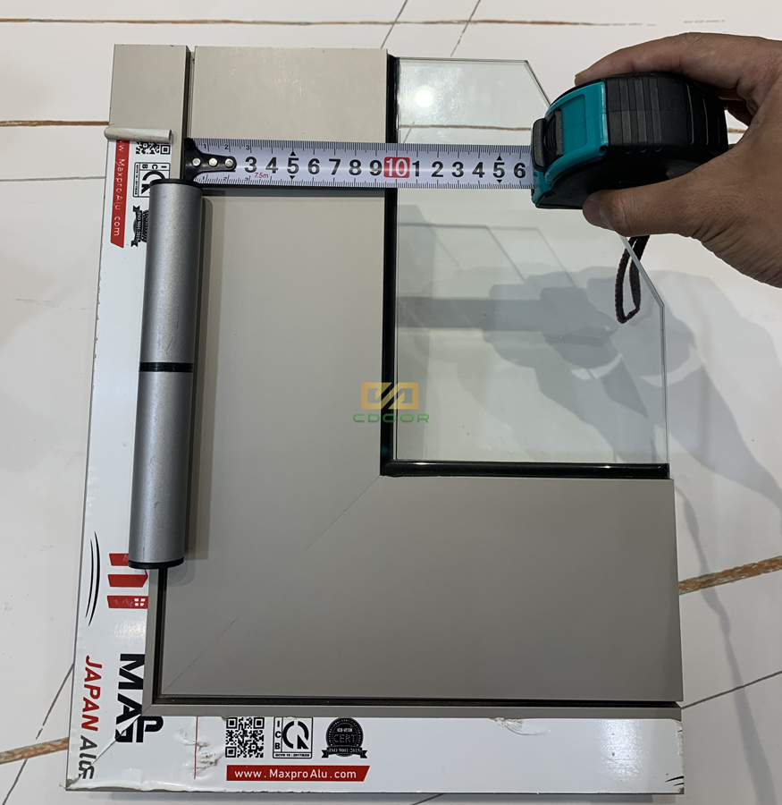 Mẫu góc nhôm Maxpro hệ 55