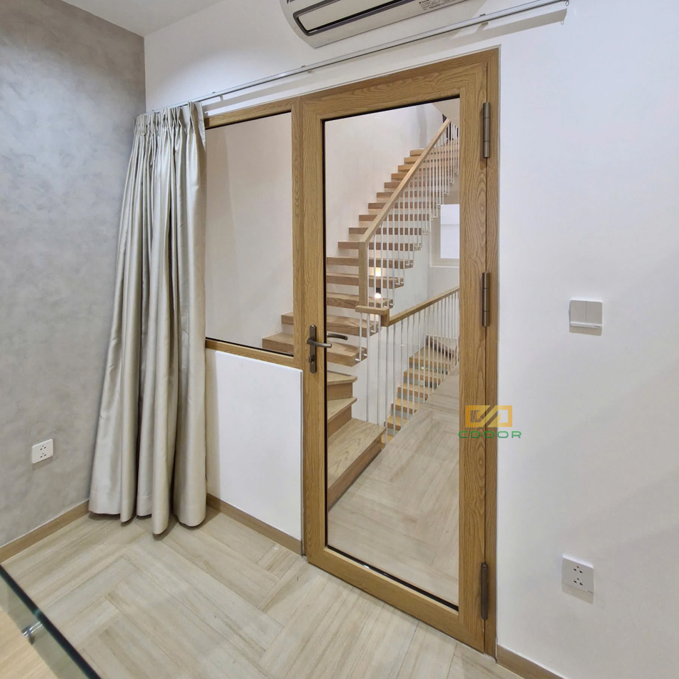 Cửa đi 1 cánh nhôm REVO
